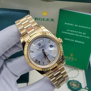 Rolex Gold Chain Watch