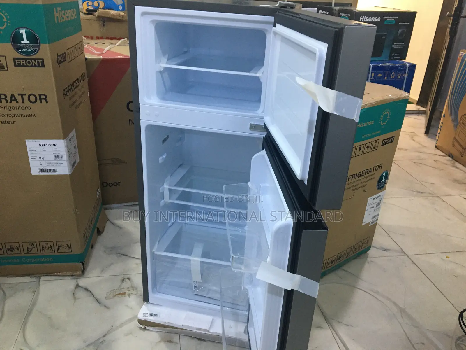 Hisense 124l Double-Door Refrigerator – Quiet Operation