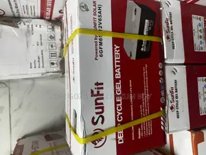 65ah 12v Sunfit Deep Cycle Solar Battery in Stock.