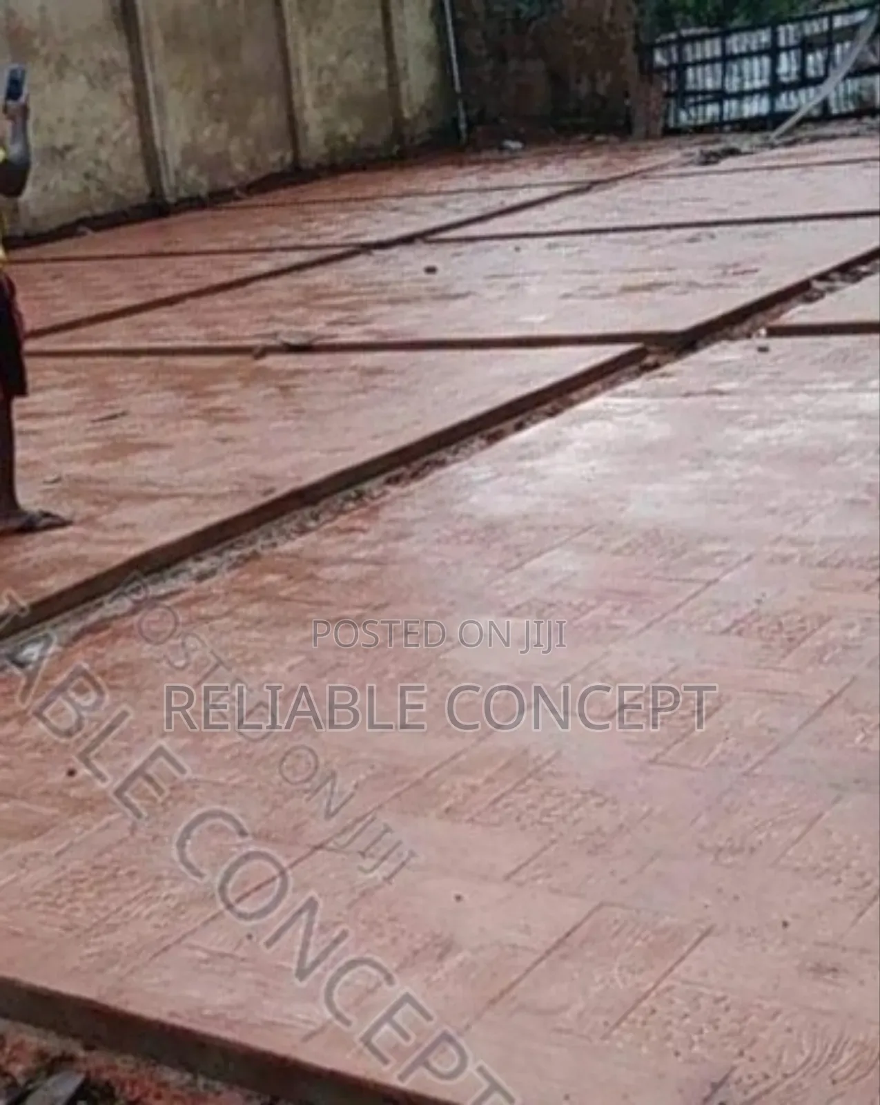 Stamped Concrete Floor