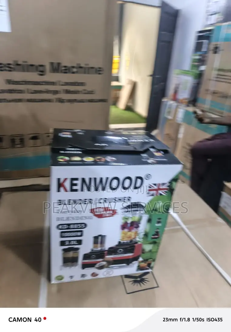 Kd-8855 Large-Jar Blender 3l, Kenwood Crushing Setup