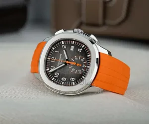 Patek Philippe Aquanaut Orange Strap Watch