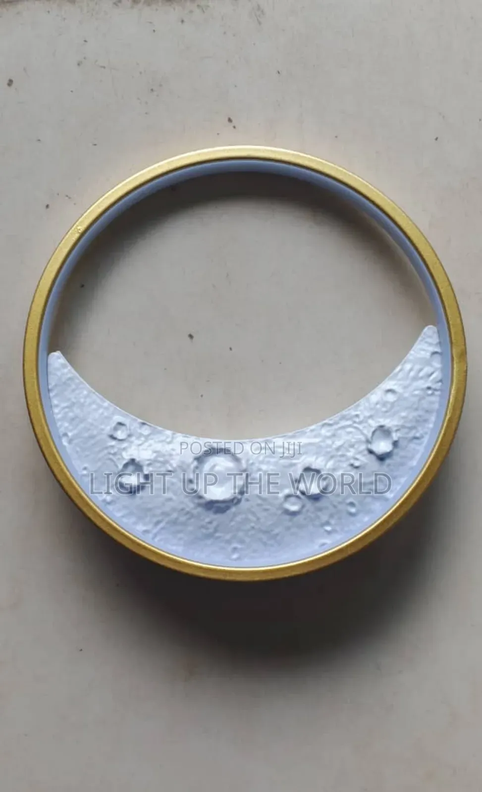 Full Ceiling Light With Half Moon