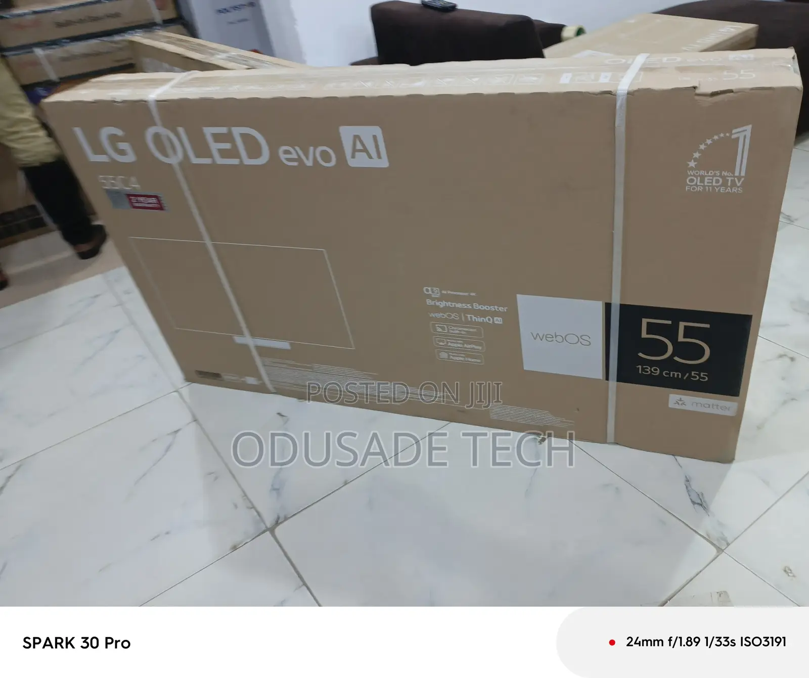 Lg Oled Evo 55" – 55c4 Premium Smart Screen