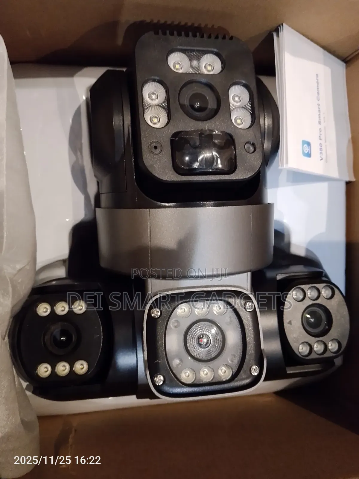 4g Solar Camera Triple Lens