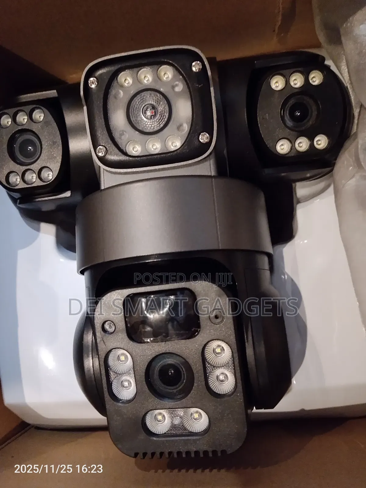 4g Solar Camera Triple Lens