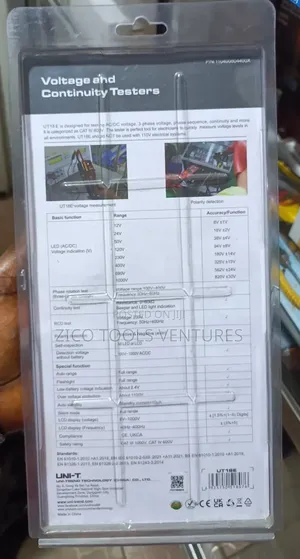 Ut18e Voltage and Continuity Tester Up to 1000v