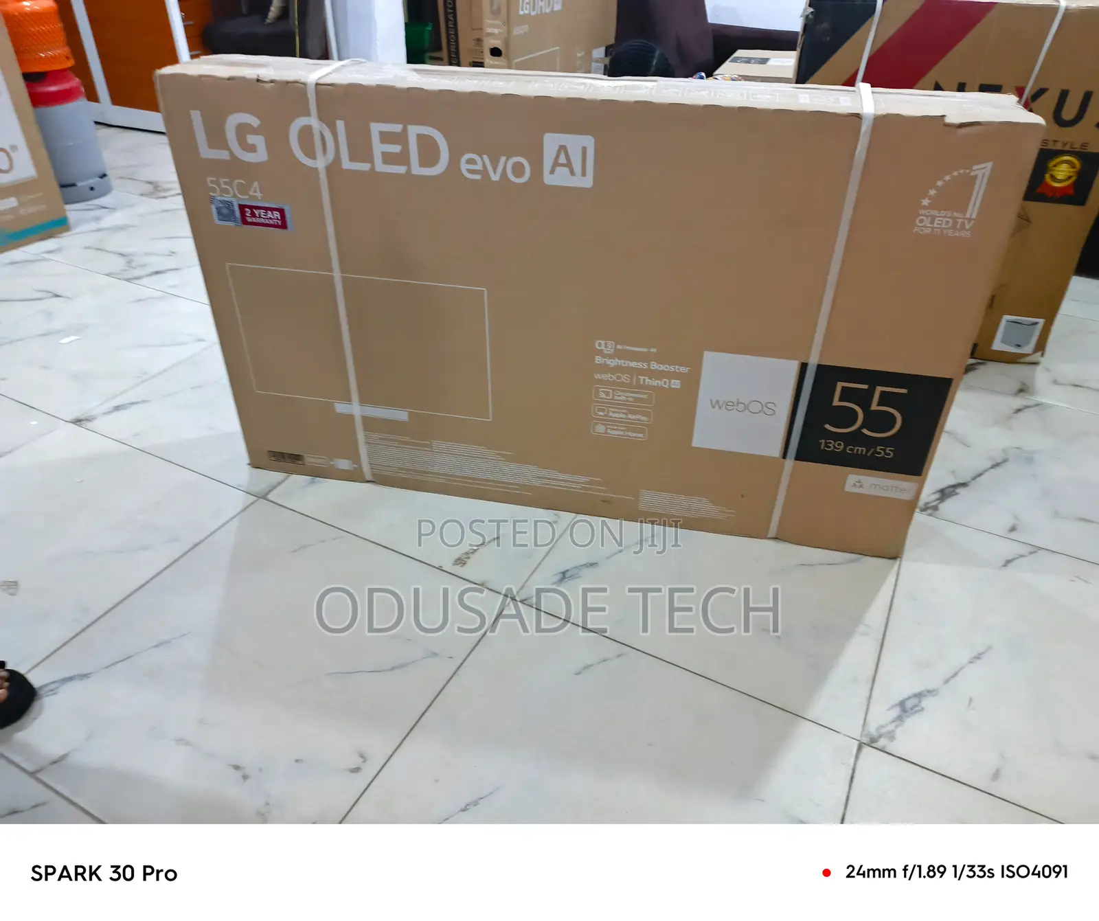 Lg Oled Evo 55-Inch –55c4 Model Smart Tv