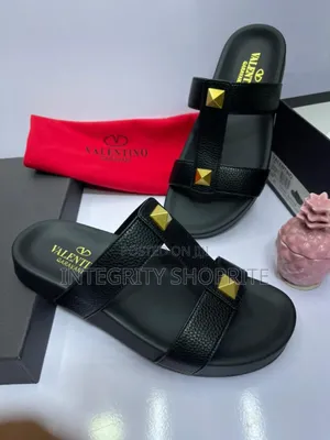Valentino Garavani Quality Leather Slippers