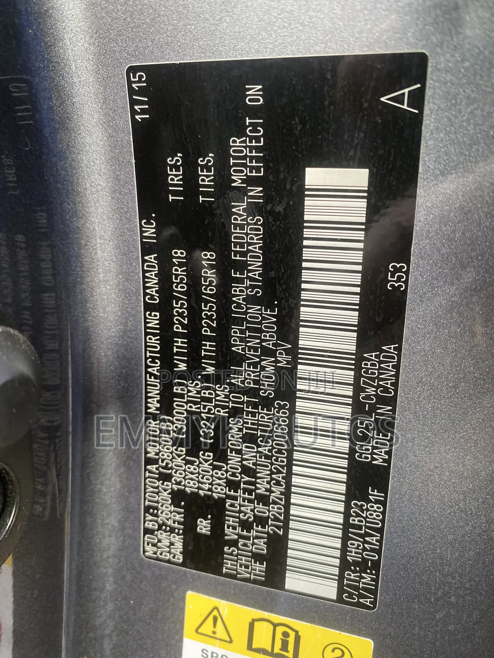 Lexus RX 350 2016 Gray