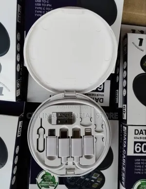 5-in-1 Ultra-Fast Data Charging Cable Storage Box(Wholesale Only)