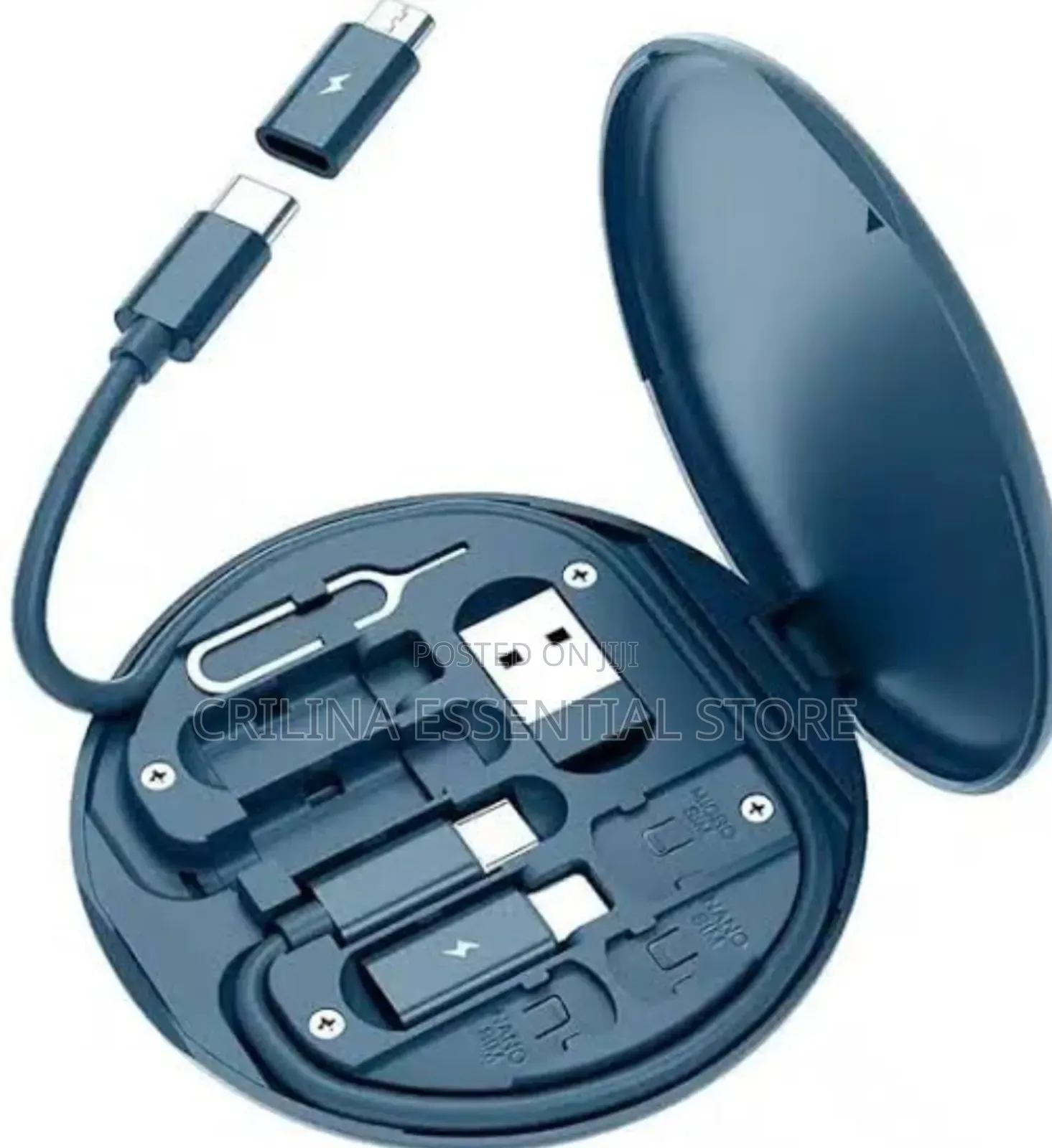 5-in-1 Ultra-Fast Data Charging Cable Storage Box(Wholesale Only)