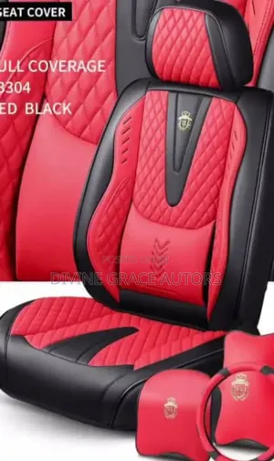 Quality Billionaire Seat Cover Red Black