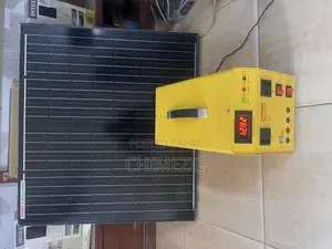 Qasa Solar Power Generator Unit Connected to a 100watts Solar Panel
