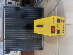 Qasa Solar Power Generator Unit Connected to a 100watts Solar Panel