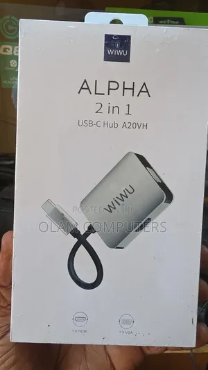 Wiwu Alpha 2 in 1 Usb-C Hub