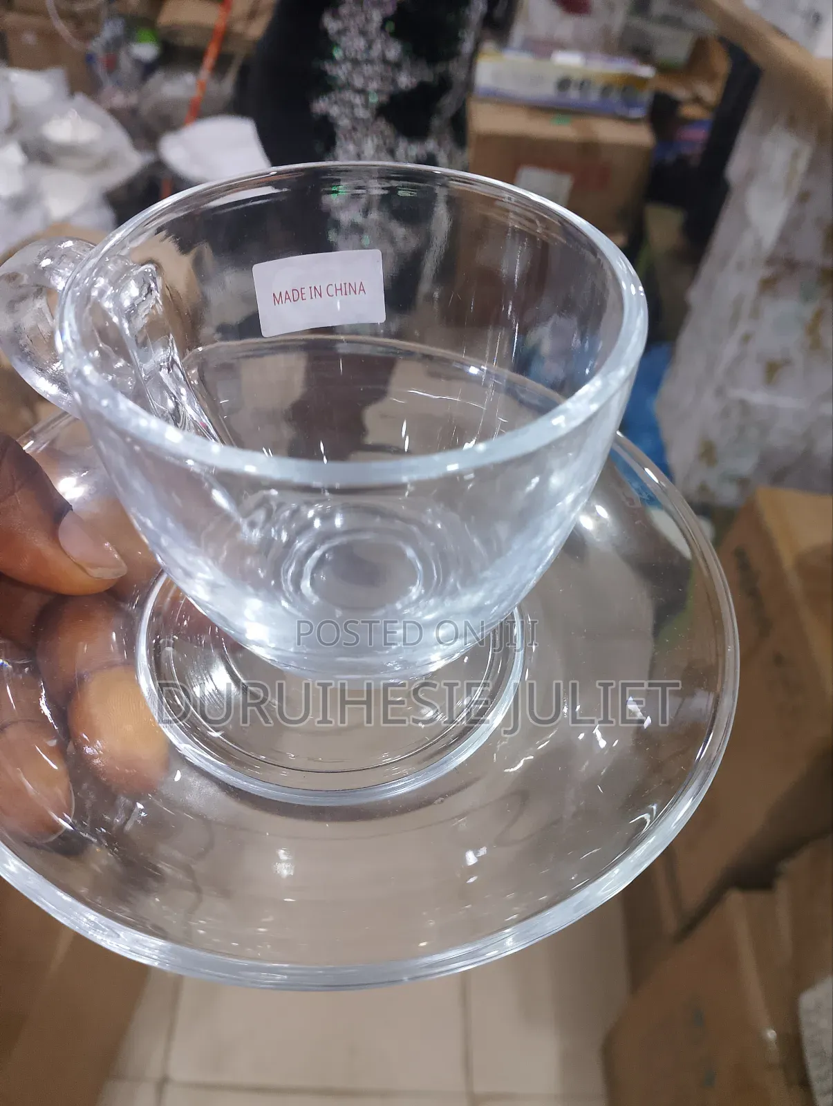 6 PCS Tea Cup and 6 PCS Saucer