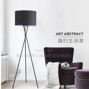 Wooden Tripod Floor Lamp.