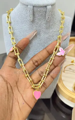 Pink-Gold Necklace