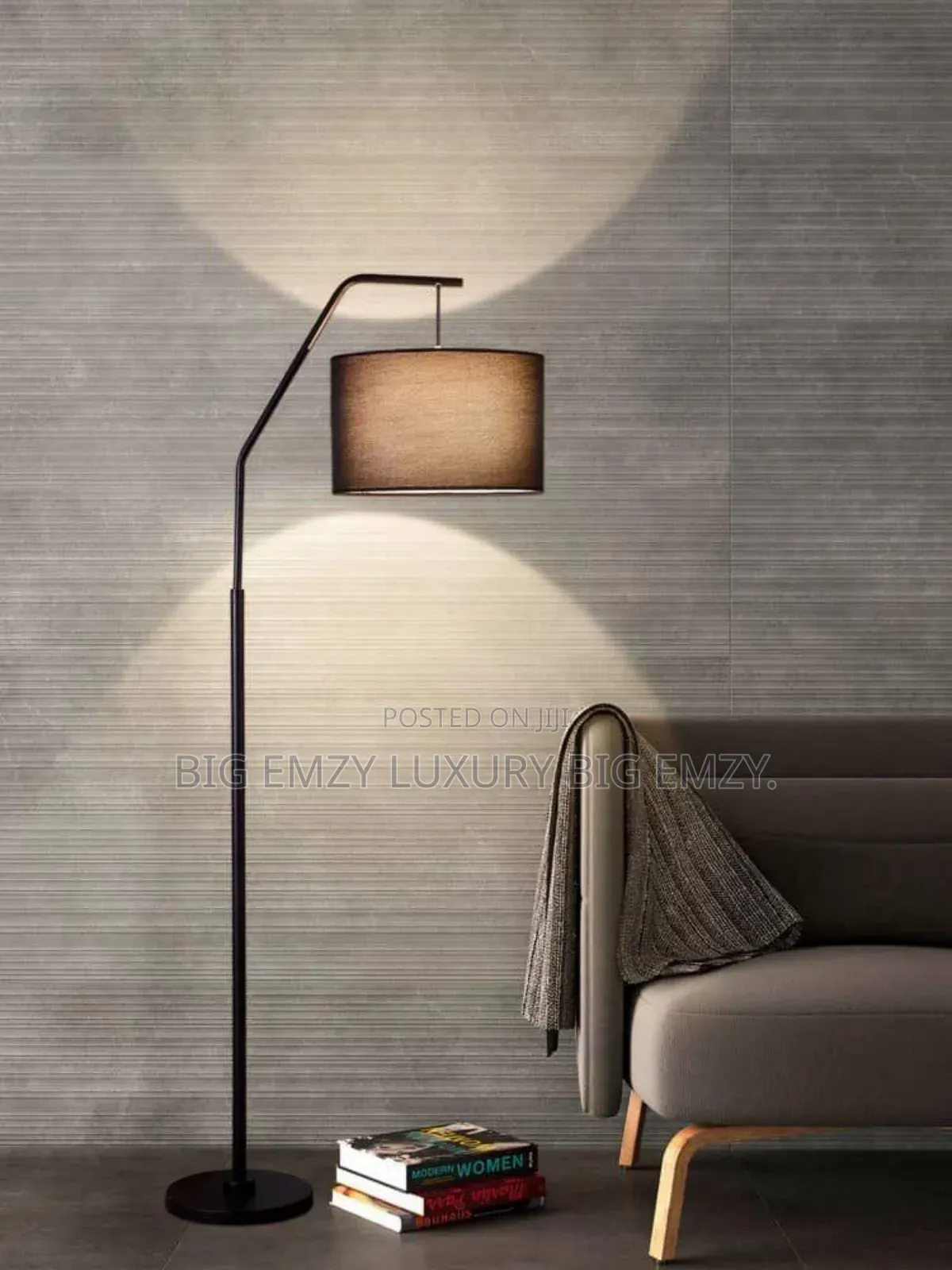 Modern Wooden Tripod Floor Lamp.