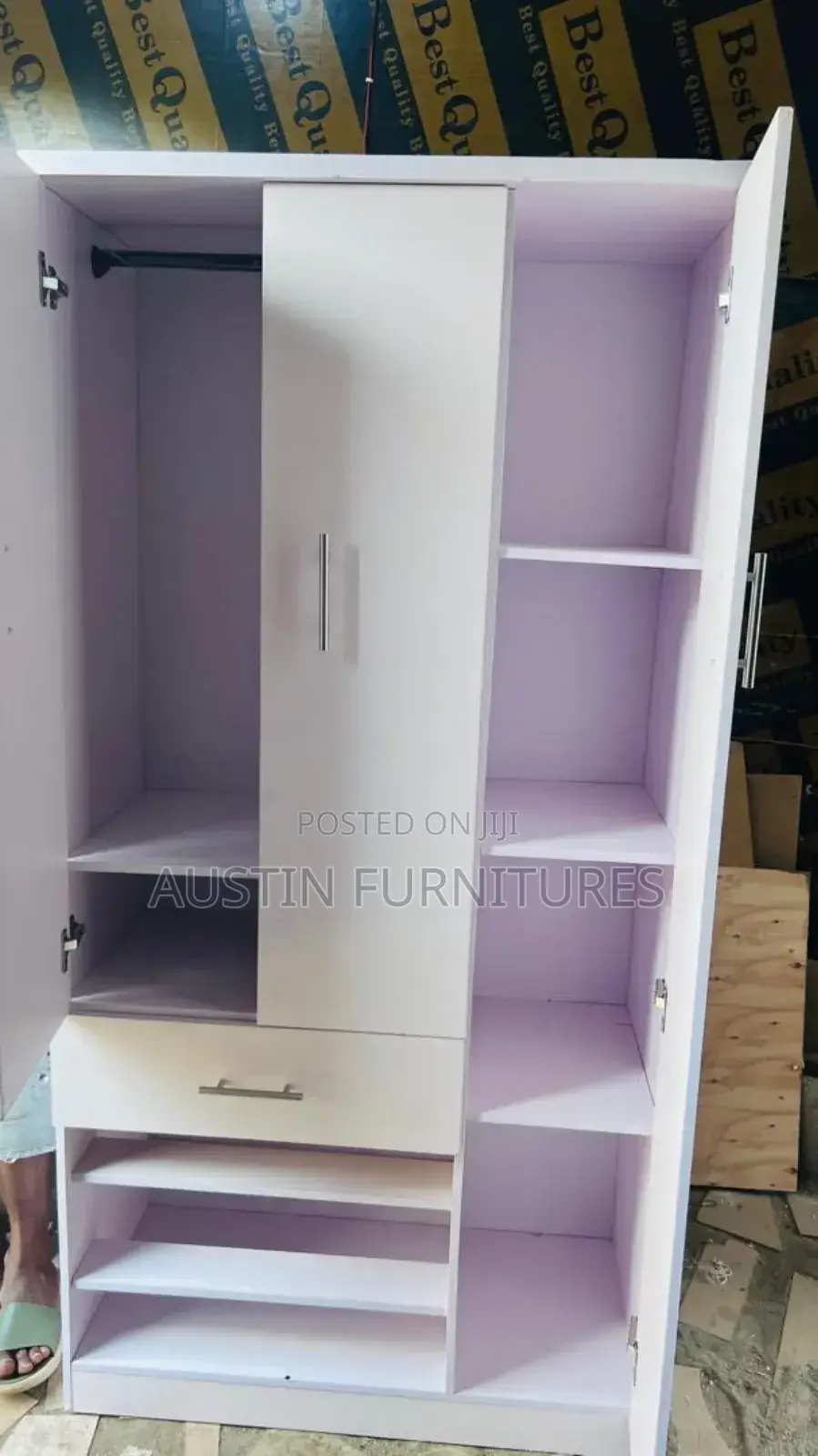 Well Furnished 3 by 6 Wardrobe