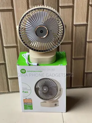 Fan (Dp-7638 4000mah Rechargeable Multifunctional Fan