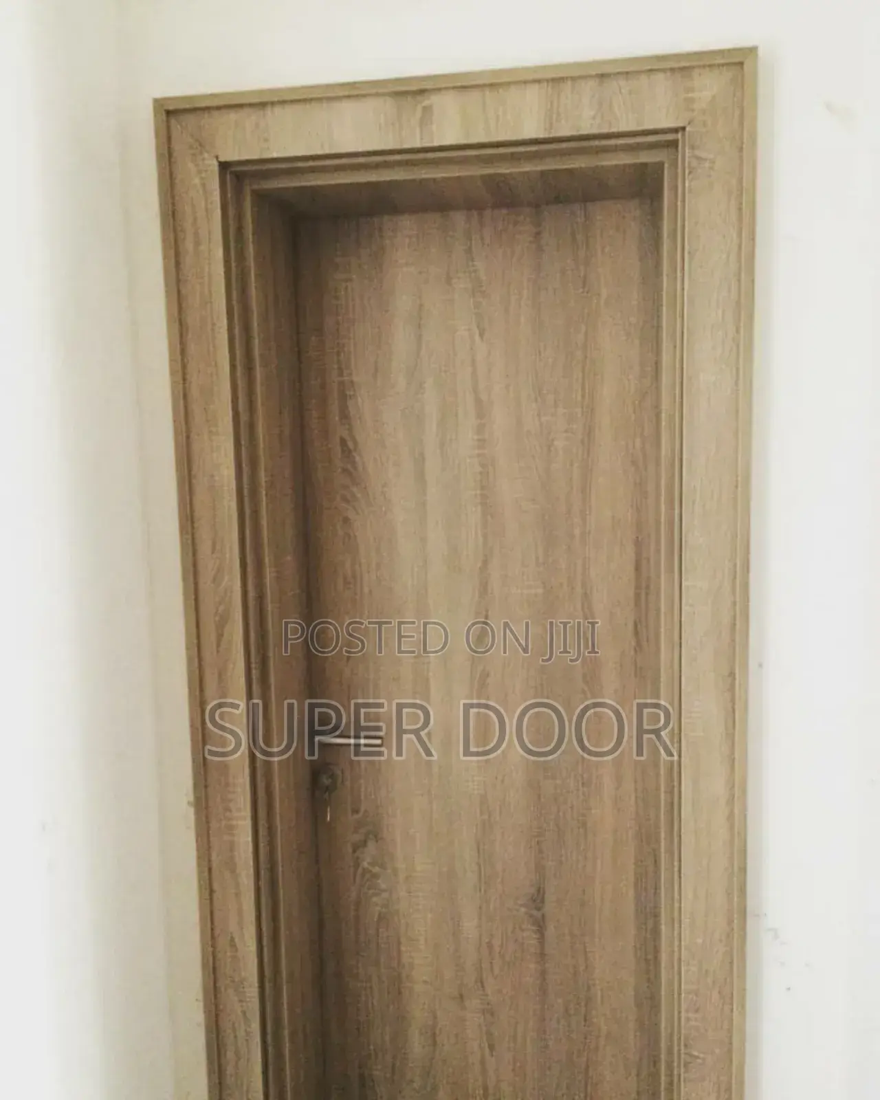 Solid HDF Swiss Door With Complete Frame Only