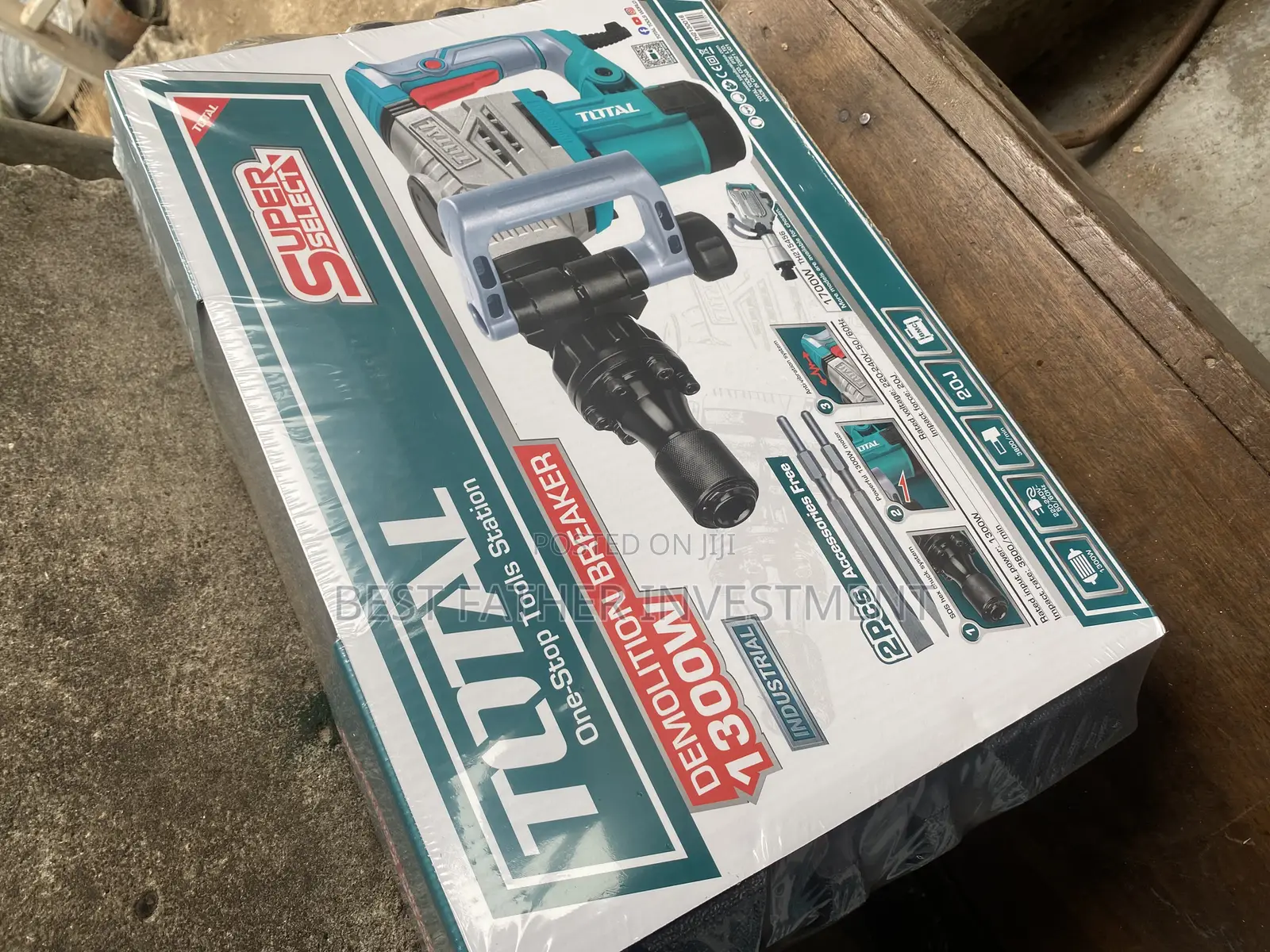 1300w Total Demolition Hammer