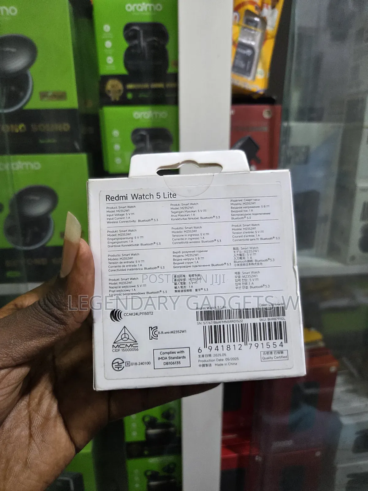Xiaomi Redmi Watch 5lite White Color