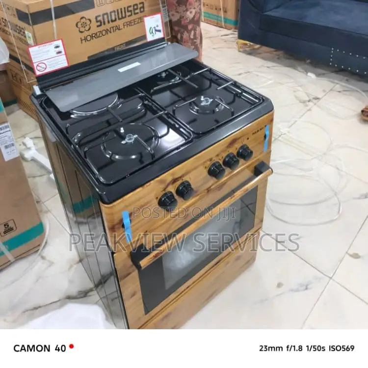 Standard 60×60 Gas Cooker Designed With Maxi 3+1 Format