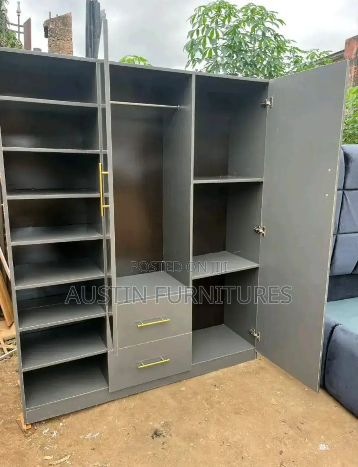 Ash Colour 5 by 6 Wardrobe