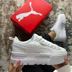 High Quality Puma Hayze Classic White Luxury Sneakers