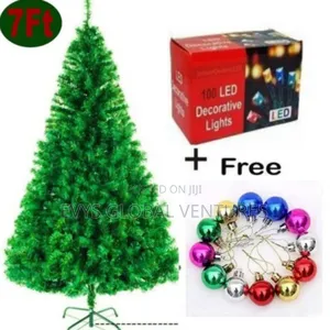 7ft Christmas Tree + Free Accessories