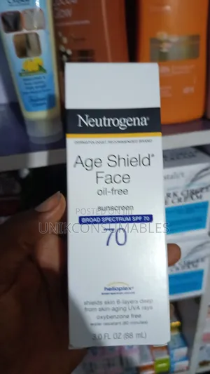 Neutrogena Age Shield Face Oil-free Sunscreen Spf 70 88ml
