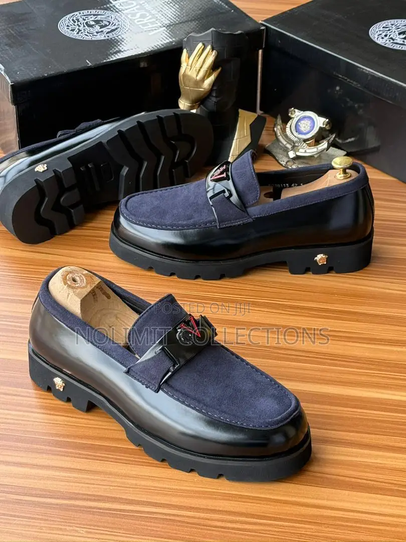Mixed Coloured Versace Loafers