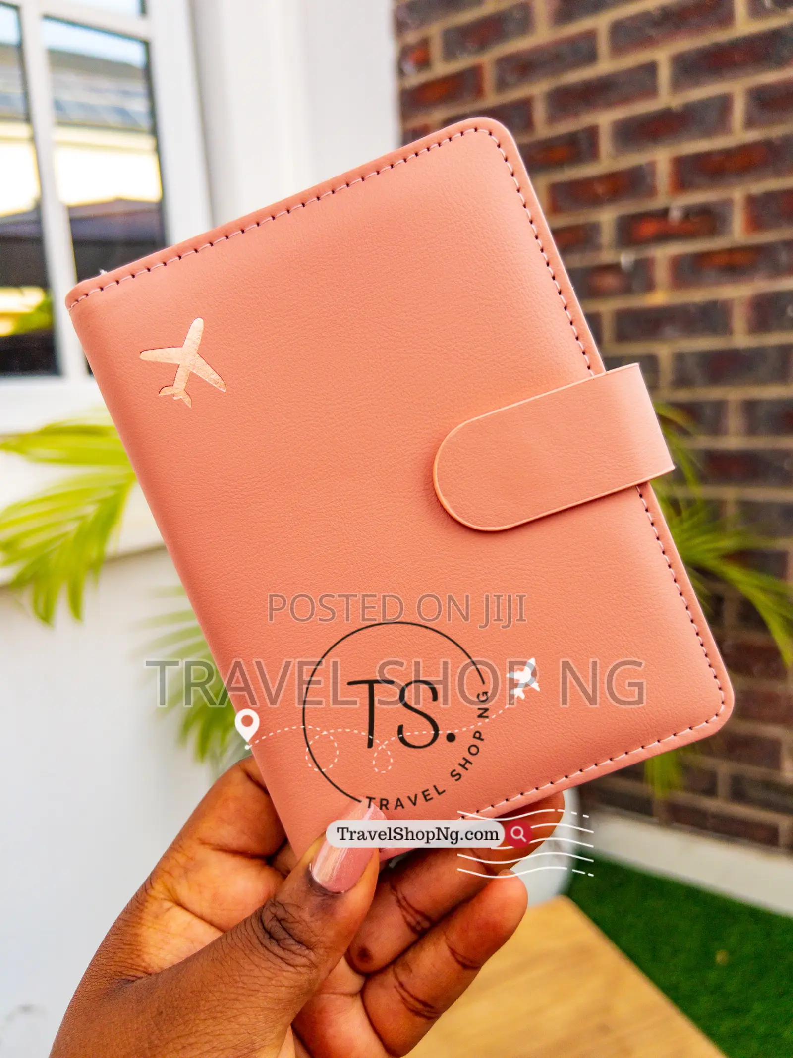 Leather Waterproof Rfid Blocking Passport Holder With 2 Compartments