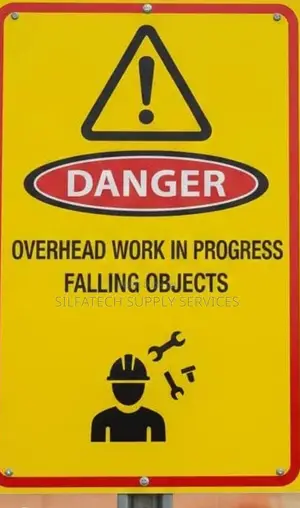 Construction Site Caution Board