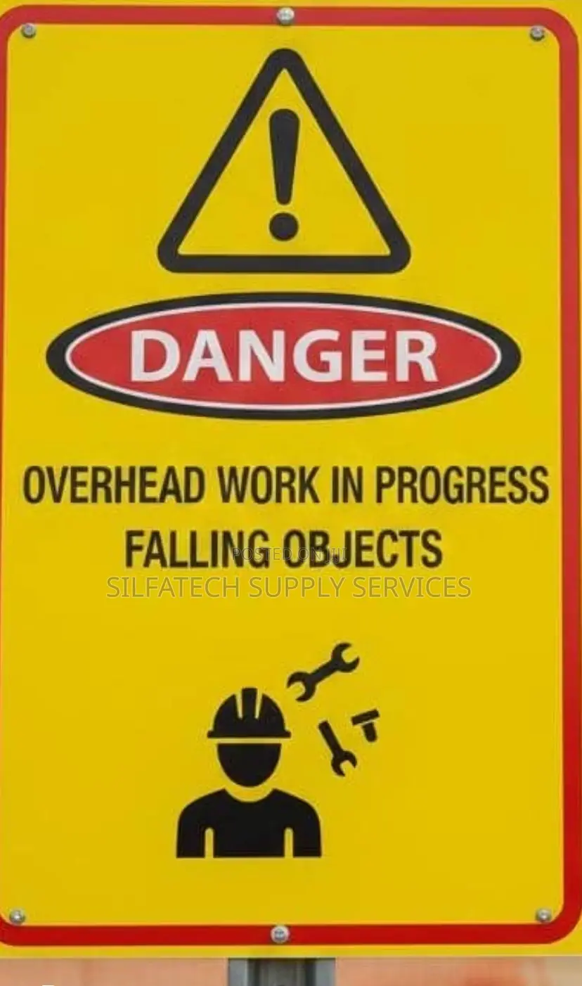 Construction Site Caution Board