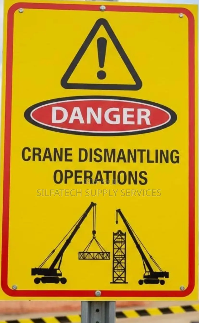 Construction Site Caution Board