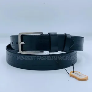 Black Color Stock Belt