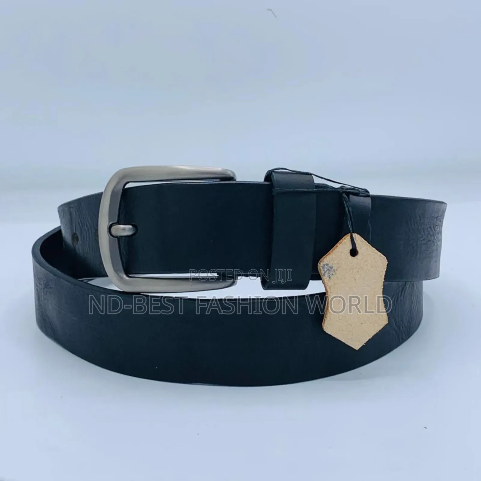 Black Color Stock Belt