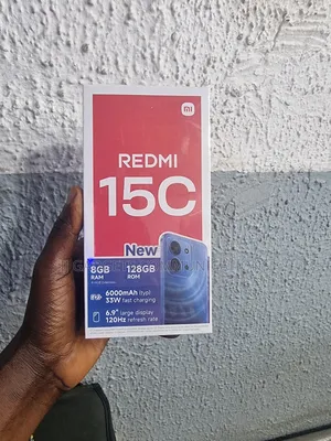 New Xiaomi Redmi 15C 4G 128 GB Black