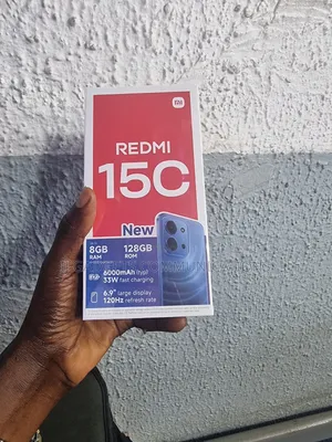 New Xiaomi Redmi 15C 4G 128 GB Black