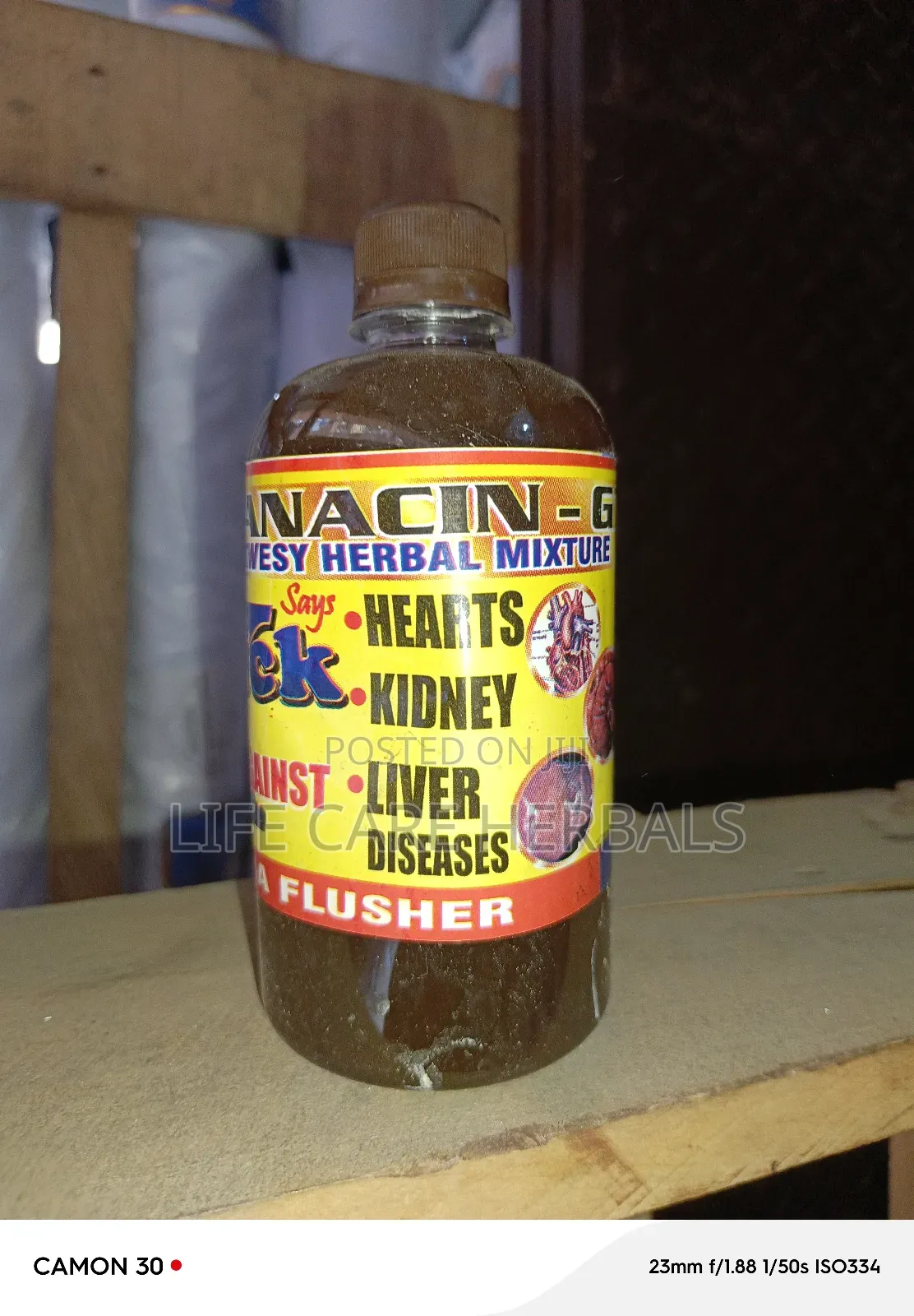 Heart Kidney Liver Herbal Solution 500mil