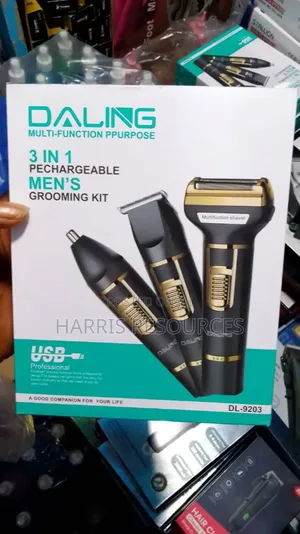 Rechargeable Head Shaver ,Trimmer and Nose Trimmer - 3 in 1