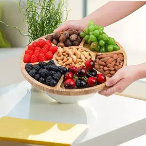 Rotating Wooden Fruit Board