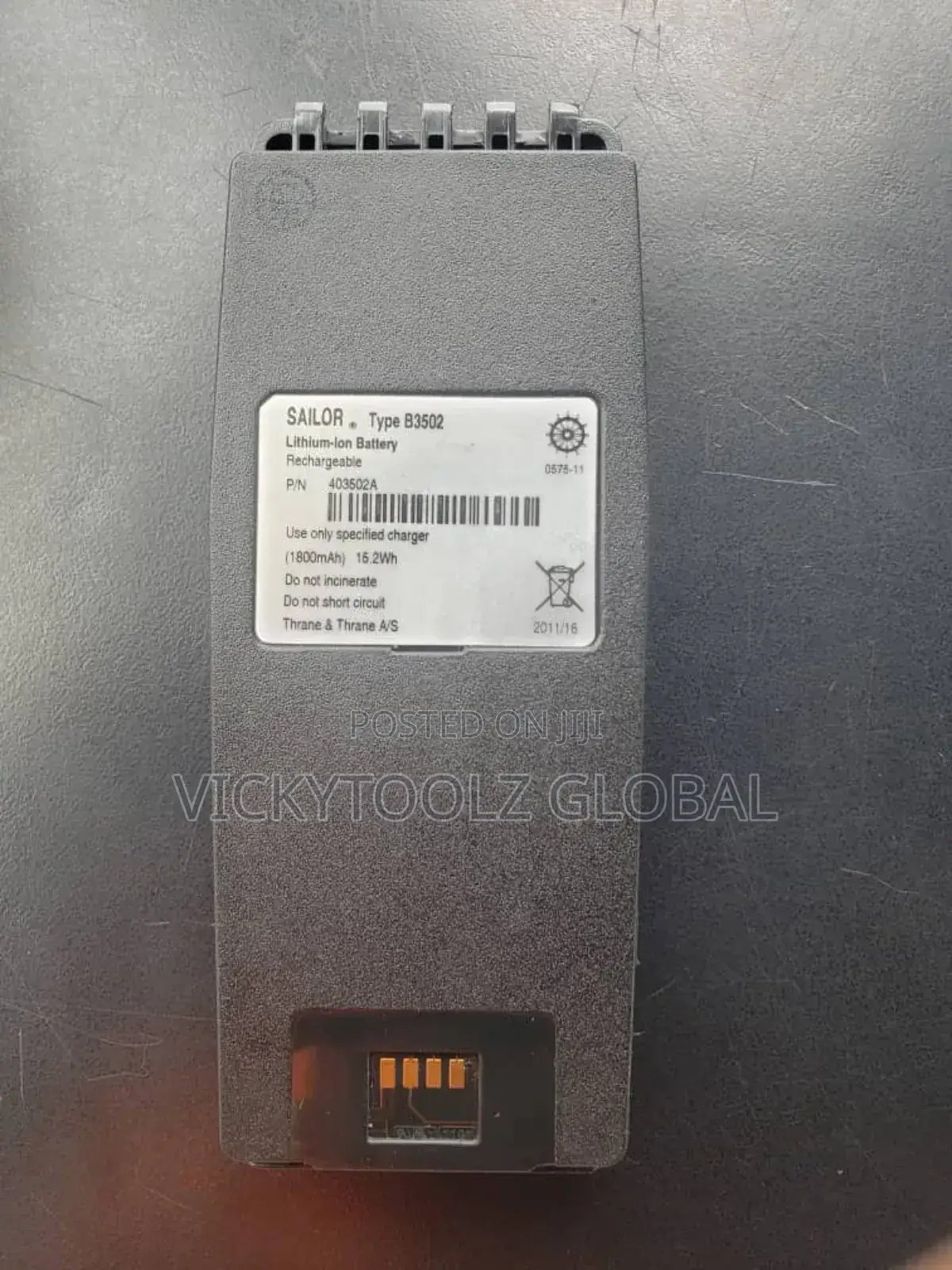 GMDSS Sailor Rechargeable Battery B3502