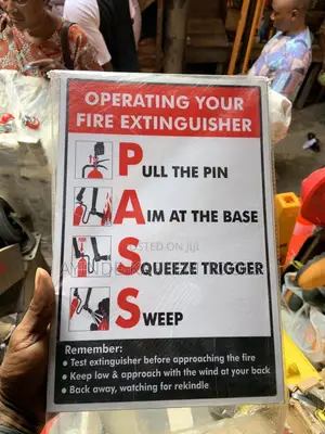 Operating Fire Extinguisher Signage