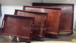 Red Copper Rectangular Tray