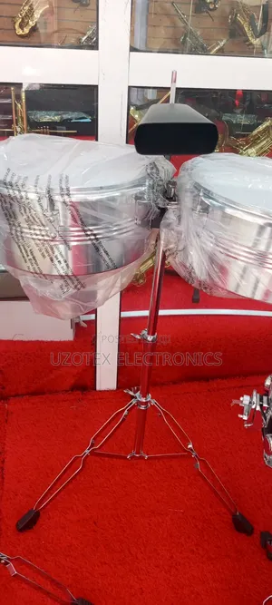 Iron Snare Drum Bongo With Stand With